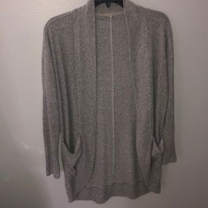 Gray cardigan